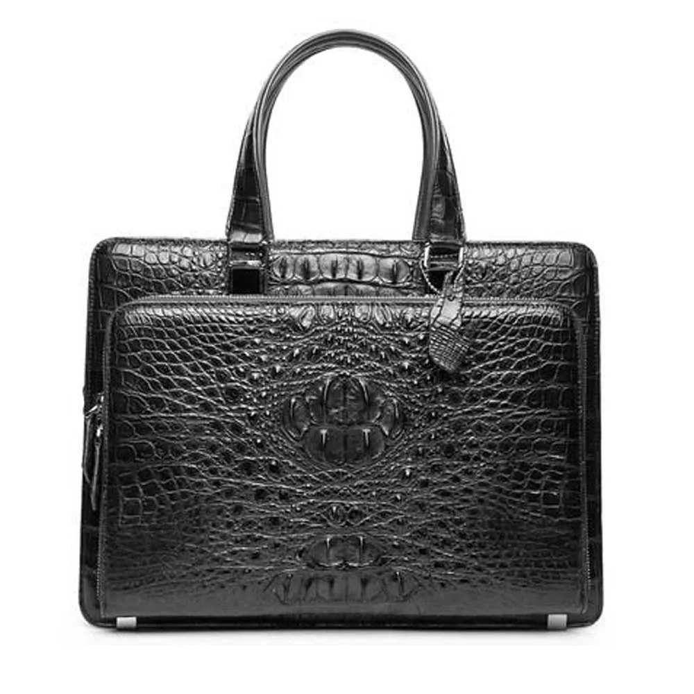 

Новый мужской крокодиловый портфель cafandi, новый мужской портфель из крокодиловой кожи, Вместительная деловая сумка, мужская сумка с попереч...
