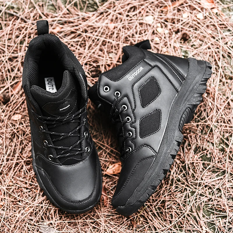 

Outdoor Men's Hiking Shoes Waterproof and Breathable Tactical Combat Military Boots Desert Training Sports Shoes Non-slip Hiking