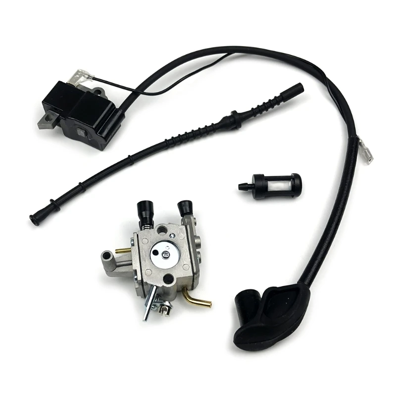 

Carburetor Ignition Coil Fuel Filter Line Kit for FS120 FS250 FS200 Trimmer Part X4YE