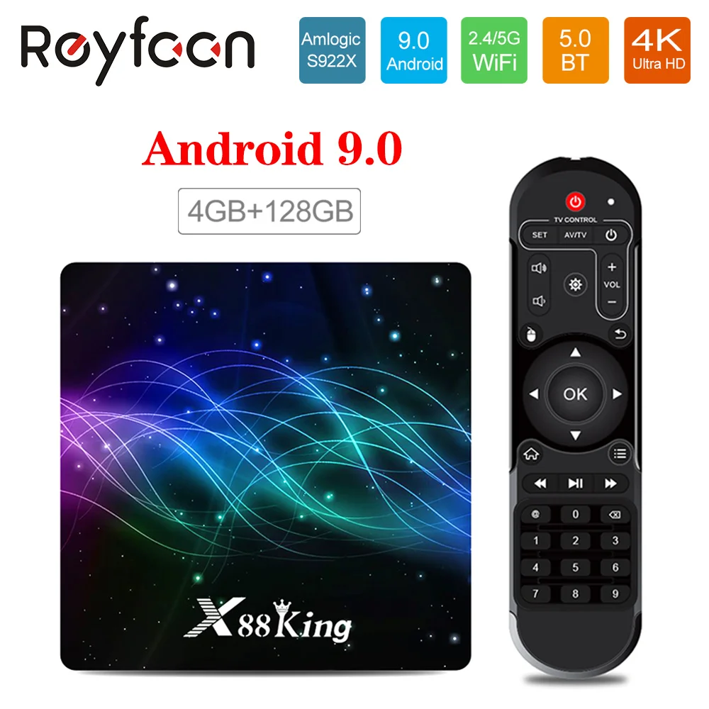 ТВ приставка Amlogic S922X на Android 128 4 + 9 0 ГБ 5 Мбит/с USB 1000|ТВ-приставки и медиаплееры| |