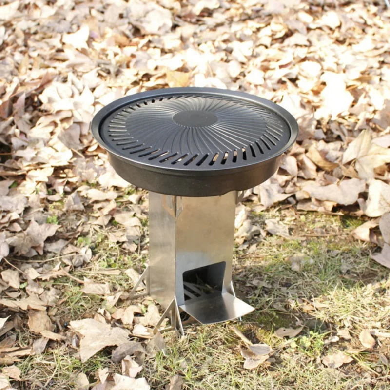 

Camping Wood Stove Portable Titanium Burner Backpack Alcohol Burner Tourist Cooker Outdoor Survival Trekking Hiking