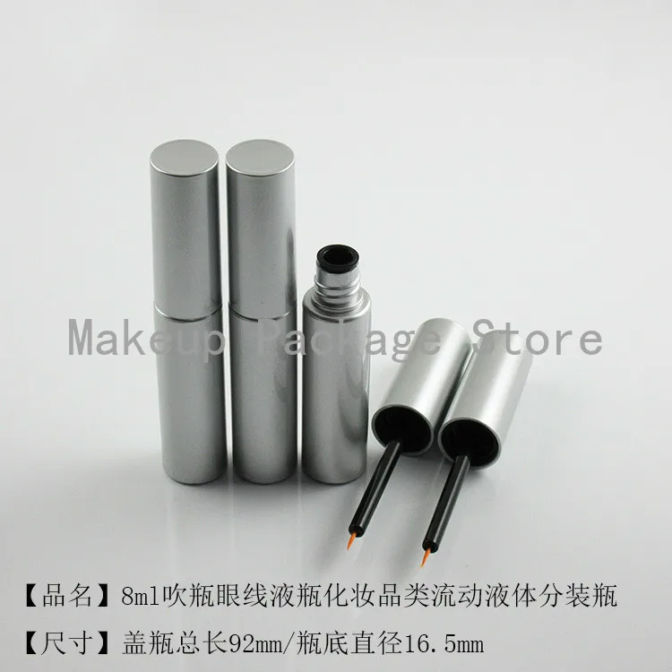 20/50pcs/lot 8ml Empty Silver Eyeliner Liquid Tube DIY Cosmetic Eyelash Bottle Makeup Mascara Container Refillable Packing Box | Красота и