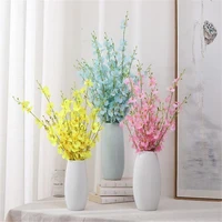 diy home artificial flowers dancing orchid vases for wedding home decoration phalaenopsis bouquet christmas festival party