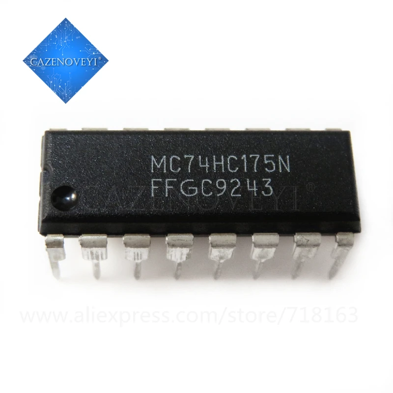 

10pcs/lot HD74HC175P SN74HC175N SN74HC175 74HC175N 74HC175 DIP-16 In Stock