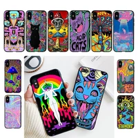 colourful psychedelic trippy art phone case z for iphone 13 11 8 7 6s 7 plus 8 plus x xs max 5 5s xr 12 11 pro max se 2020 case
