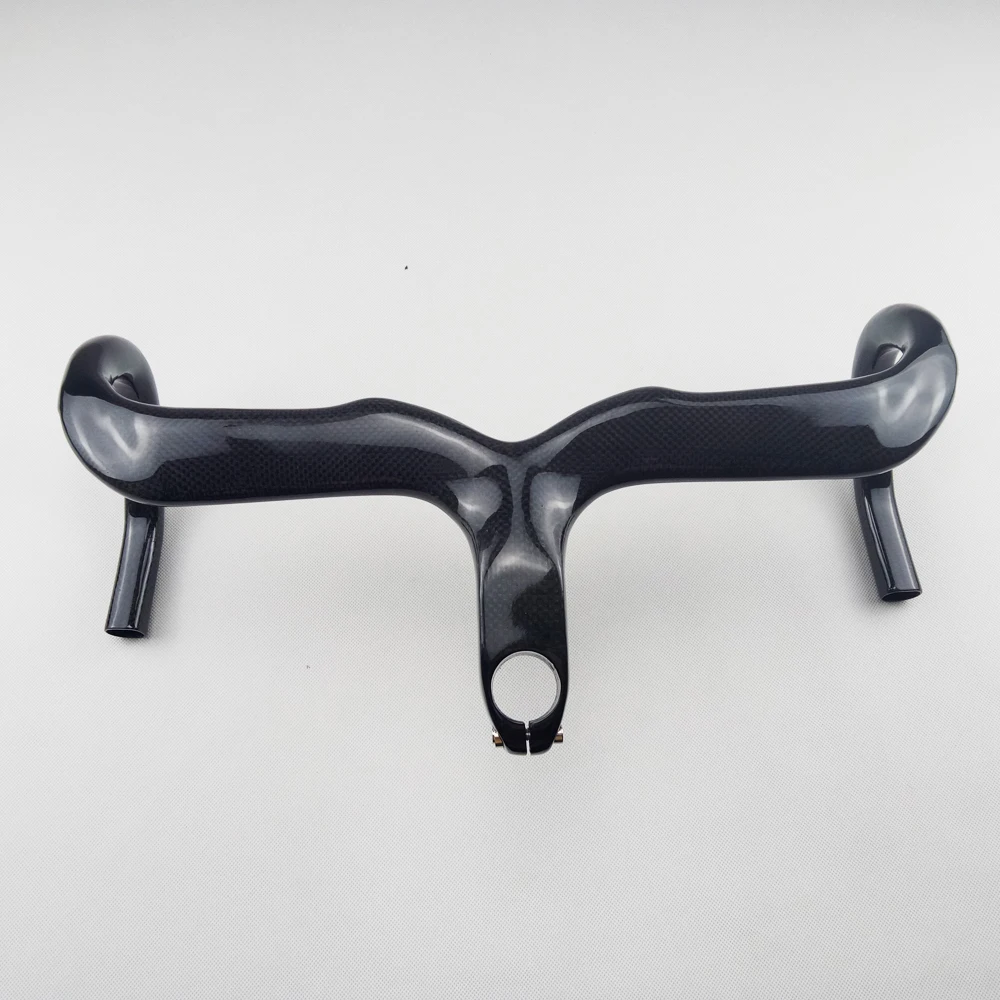 Велосипедный углеродный штурман No logo Bike Carbon Road Handlebar 2019 3K Gloss.