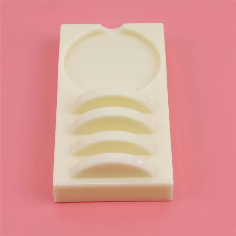 Пластиковый держатель для наращивания ресниц Палетка клея камень накладных