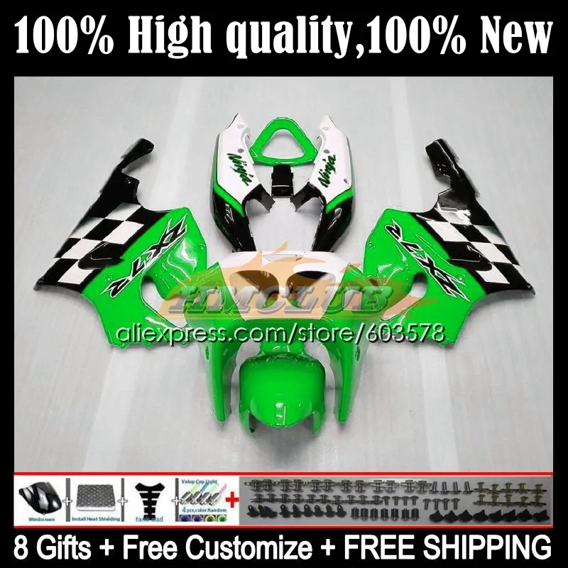 

ZX750 для KAWASAKI NINJA ZX 7R 7 R 750 CC ZX-7R 73CL.120 ZX7R 1996 1997 1998 1999 ZX-750 96 00 01 02 03 обтекатель красивый зеленый