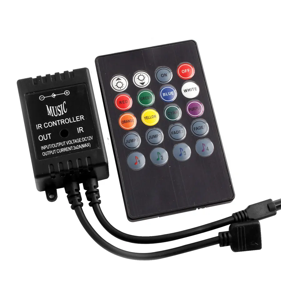 20 кнопочный музыкальный голосовой пульт дистанционного управления 12 В ИК
