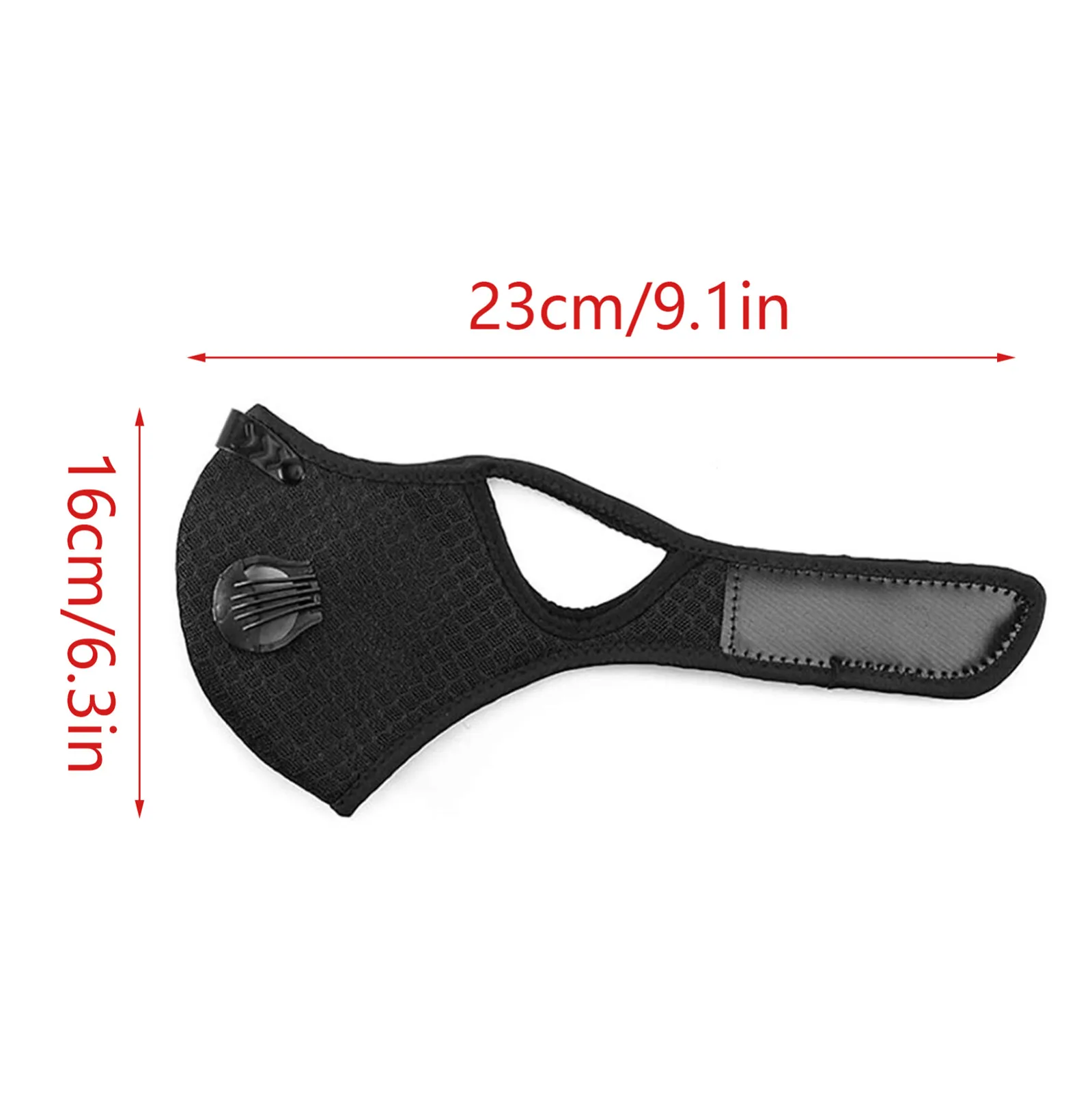 

4pc Adult Reuse Protec Face Masks For Sport Respirator Mask With 12 Filters 4 Sets Of Breathe Valves Masque No Decoration