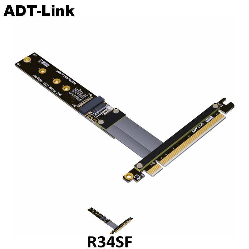 Удлинительный кабель M.2 NVMe SSD Райзер для твердотельного накопителя R34SF M2 на 16x