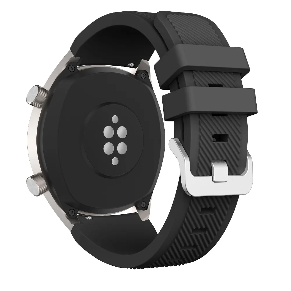 22 мм ремешок для huawei watch GT Replaceble amazfit 2S силиконовый samsung gear S3 Frontier Classic galaxy Watch 46