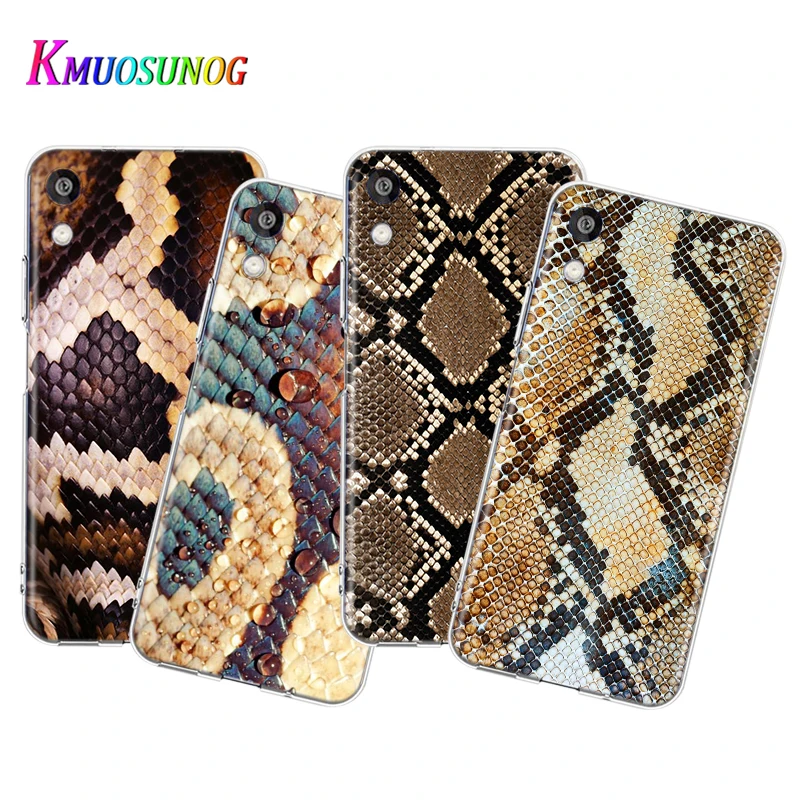

Transparent Cover Fashion Leather Snake For Honor 8S 8C 8X MAX 8A 8 7S 7A 7C Play 3E Prime Pro 2020 2019 Phone Case