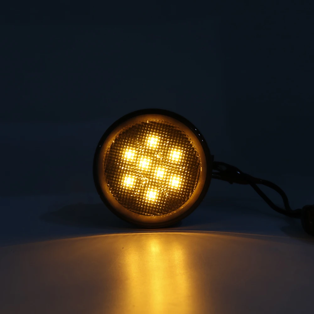 Новинка белый кольцевой светодиодный указатель поворота для Jeep Wrangler JK 2007-2016