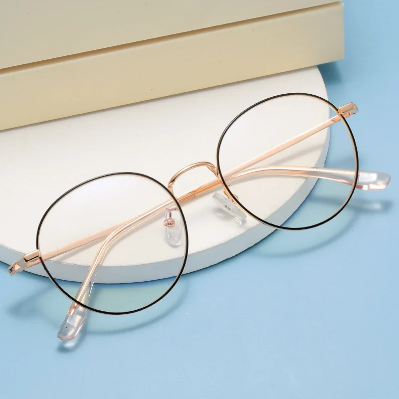 

3005 Art RETRO round frame metal glasses