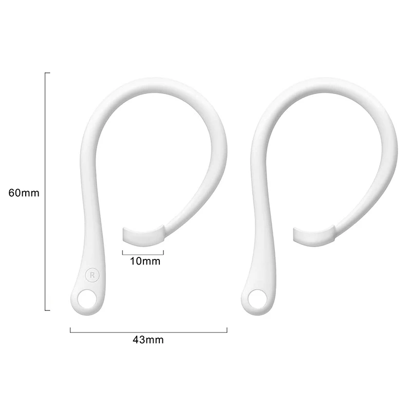 2 шт. прикрепляющийся к Bluetooth Беспроводной гарнитура крючки для наушников Чехол