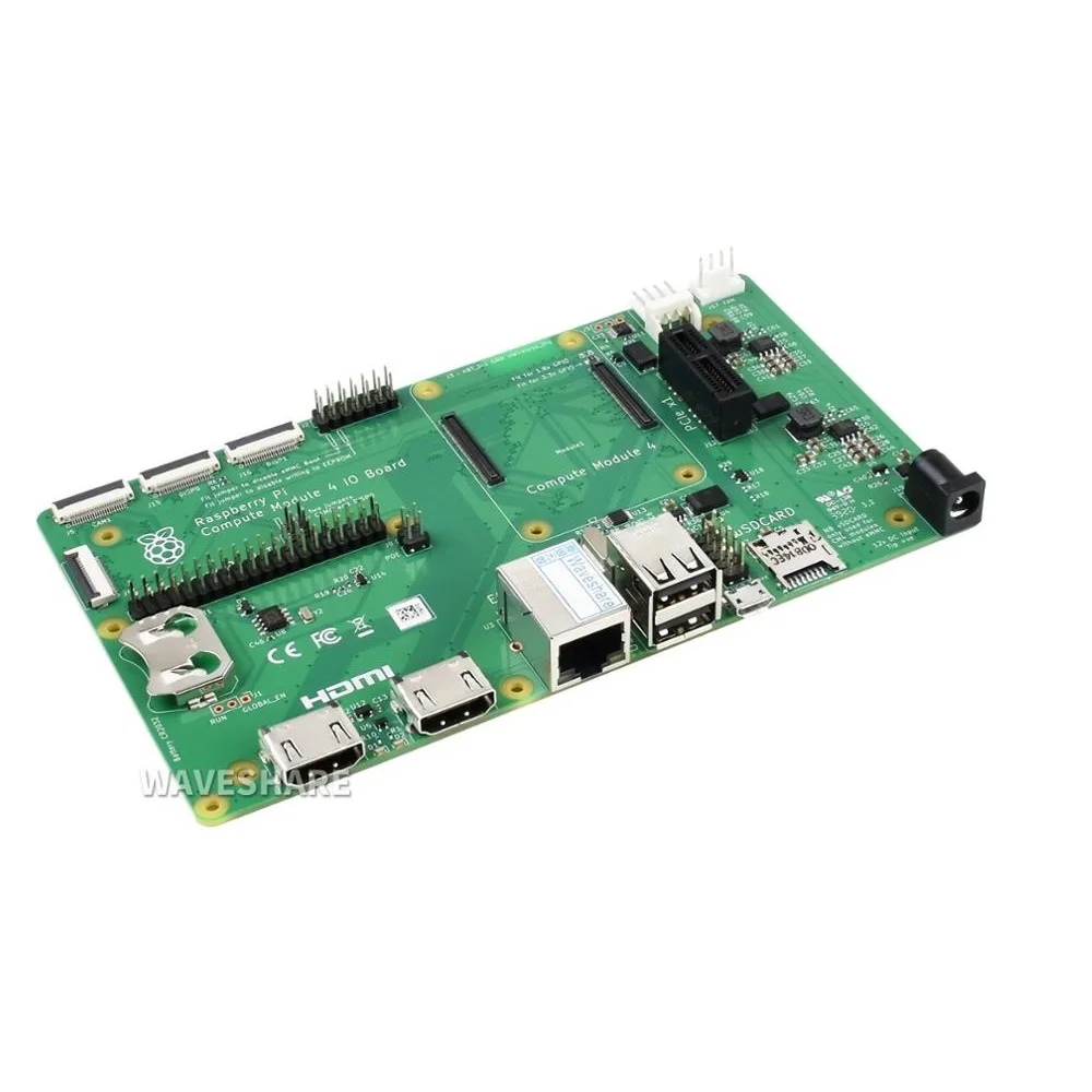 Raspberry Pi Computer Module 4 IO Board, BCM2711, a Development Platform for CM4