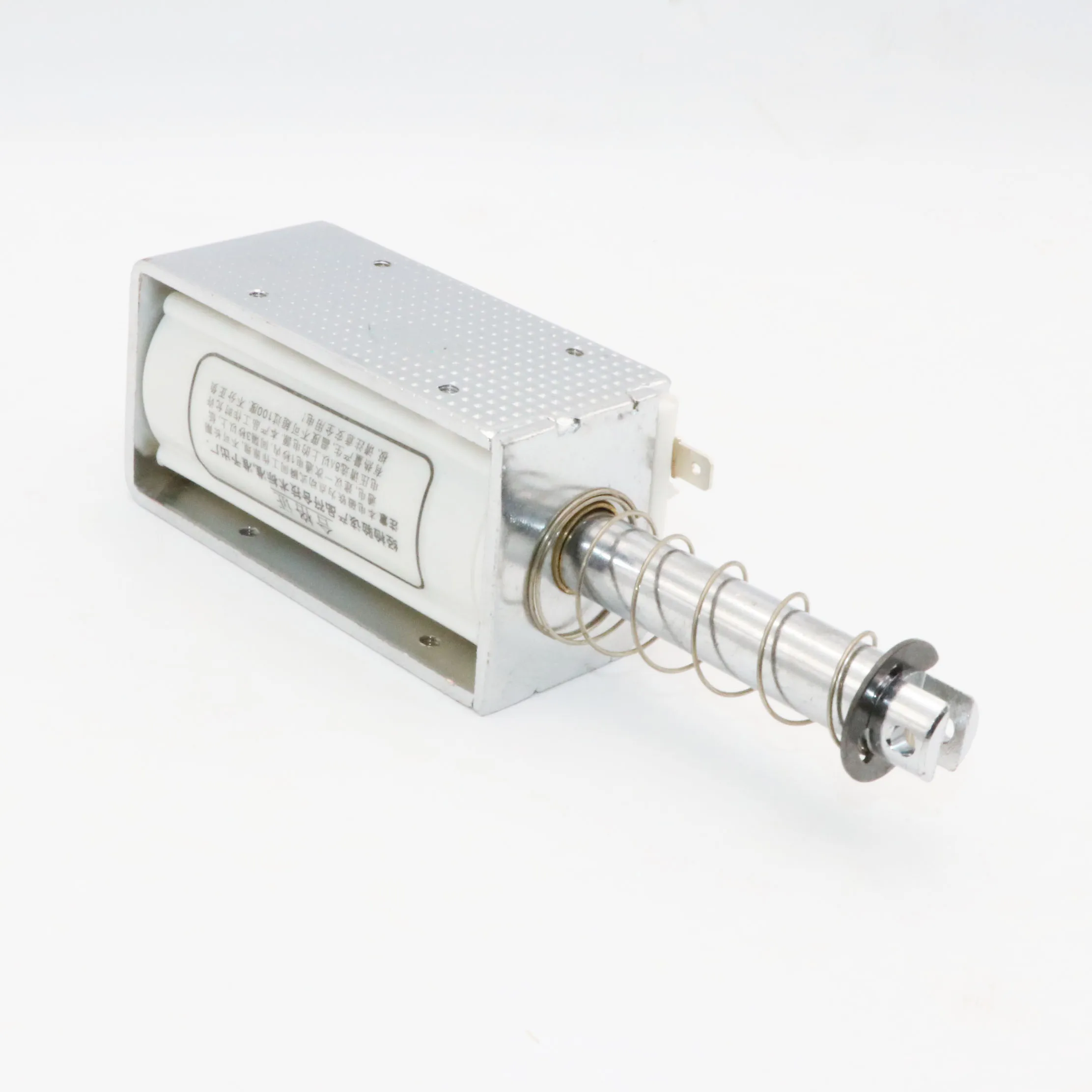 Электромагнит с длинным ходом 60 мм всасывание 15 кг нажимной переменный и