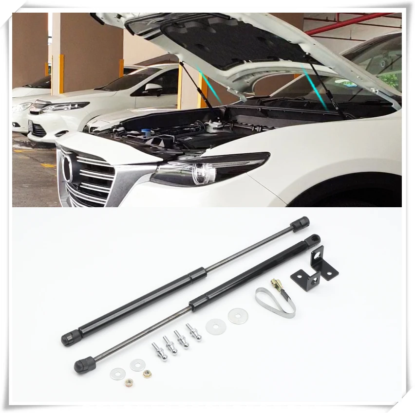 Для Mazda CX-9 CX9 крышка капота гидравлический шток стойки телескопическая штанга двигатель капот Лифт поддержка 2 шт