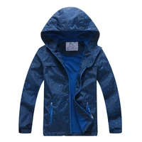 jacket for boy windbreaker softshell children water proof jacket teenage kids outwear warm coat with fleece hoodies110 150