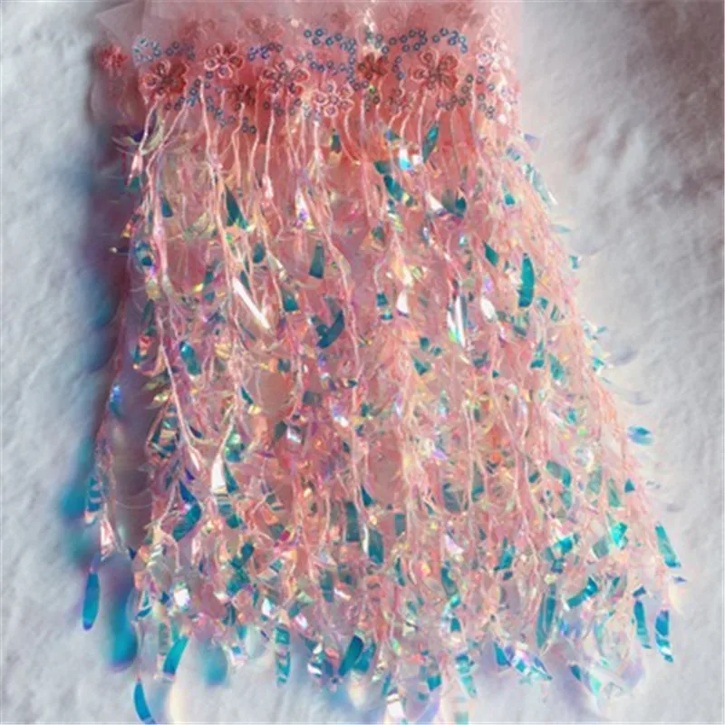 Бахрома ажурная вышивка блестками кружево своими руками Одежда Аксессуары Юбка