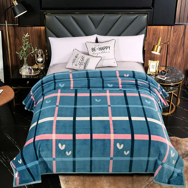 

Зимнее утолщенное фланелевое одеяло, Коралловое одеяло, студенческое общежитие, теплая простыня, обеденный перерыв, двустороннее бархатно...