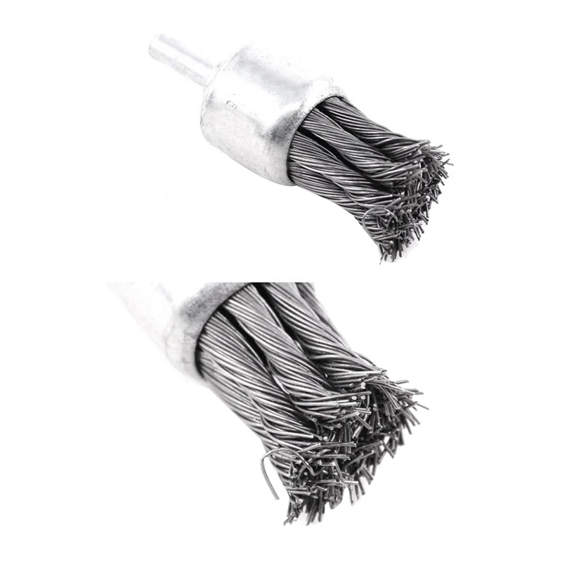 

2 Pieces 1 Inch Wire Cup Brush Knotted Wire Brush Drill Bit Wire Brush Accessories for Removal of Rust/Corrosion