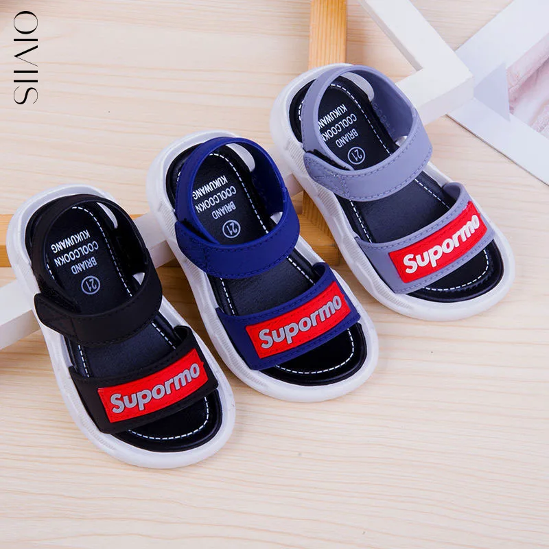 Сандалии Детские однотонные с резиновой подошвой Нескользящие | Мать и ребенок