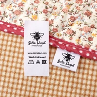 custom sewing labels care label organic cotton ribbon labels personalized brand handmade labelsmd3268