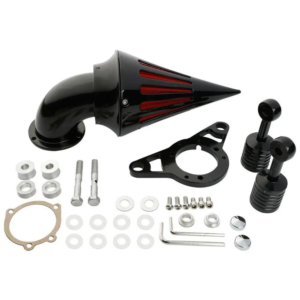 Воздухоочиститель с шипами для мотоцикла воздухоочиститель Harley Dyna Super Glide Street Bob