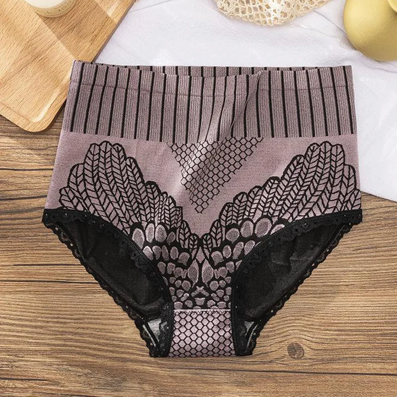

Women High Waist Body Shaper Brief Hip Lift Panties Seamless Patchwork Panties Breathable Sexy Underpanties M-XL