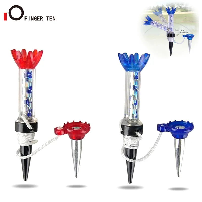 Новые многоразовые магнитные тенниски для гольфа на 360 градусов Пластиковые 80 мм