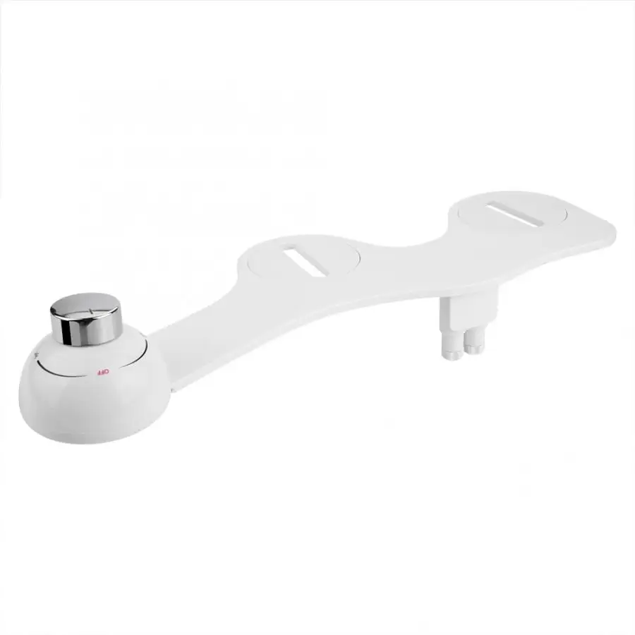 Toilet bidet Cold Water Double-nozzle Hygienic Ultra-thin Bathroom Bidet for private parts and hip cleaning | Обустройство дома
