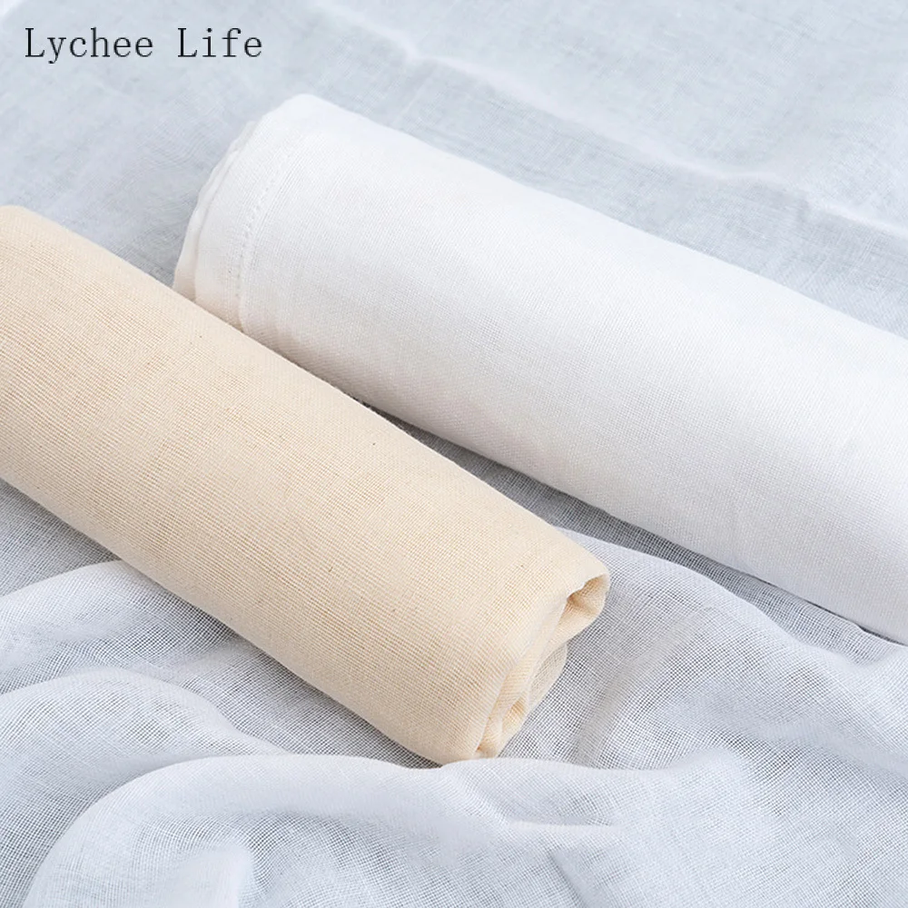 Lychee Life Cheesecloth Fabric Natural Breathable Cotton Gauze Cheese Cloth For Cooking Making Pastry Baking Kitchen Tools | Дом и сад