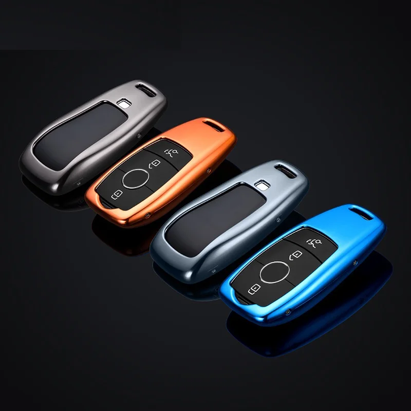 Автомобильный чехол для ключей из алюминиевого сплава Mercedes Benz E Class W213 W205 E200 E260 E300