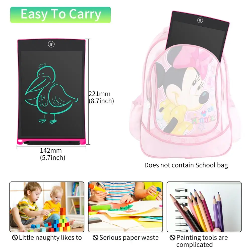 8 5 дюймов графический планшет ручка для рисования планшета на windows tableta lcd письма