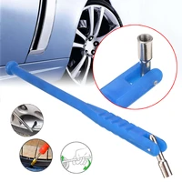 1pc car truck tyre valve stem puller remover repair install tool alloy steel wheel car tire repair tools 280x20x15mm blue