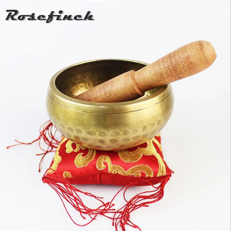 Набор металлических тибетских поющих чаш размером 3 7 дюйма чаша для йоги набор с