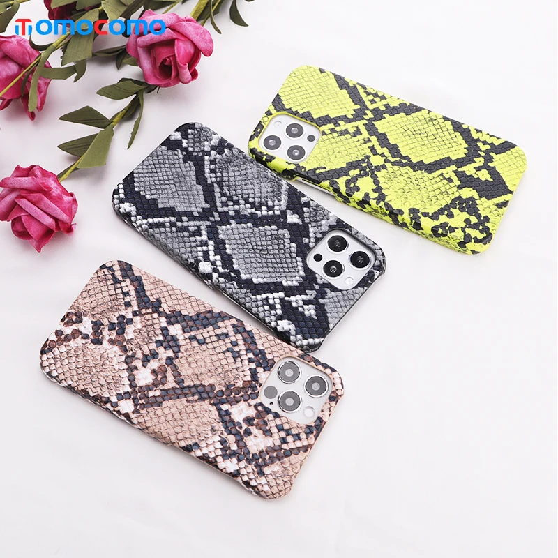 

Pink Snake Skin Texture Leather Phone Cover For iphone 11 12 13Pro Max Mini 7 8 Plus XR XS Luxury Shockproof Back Case Coque