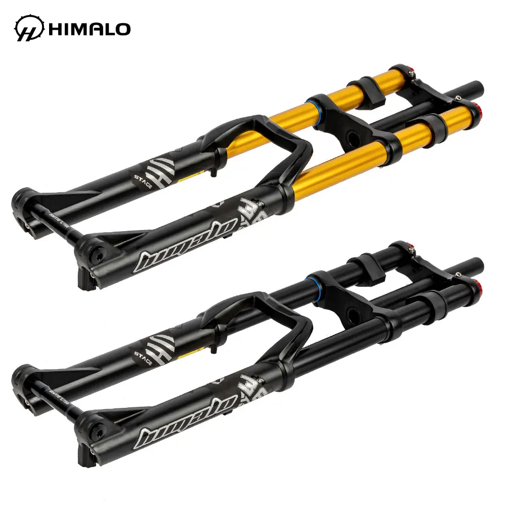 Вилка подвеска MTB DH сквозная ось 110*20 мм ширина 110 Двойная корона 3 0 | Спорт и