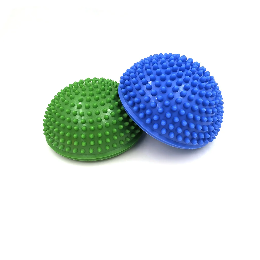 Полумяч для йоги тренажерный зал мяч тренировки баланса точек массажа шаговые