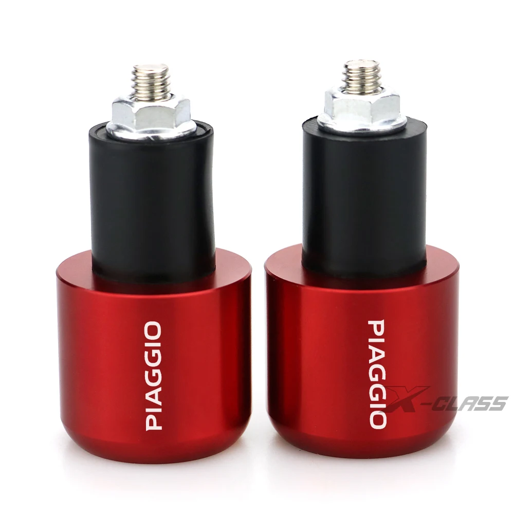 

Motorcycle Handlebar Bar Ends Hand Grips Plug Balance 22mm Red for Piaggio MP3 500 Beverly 300 BYQ 100T Medley Liberty 150 125