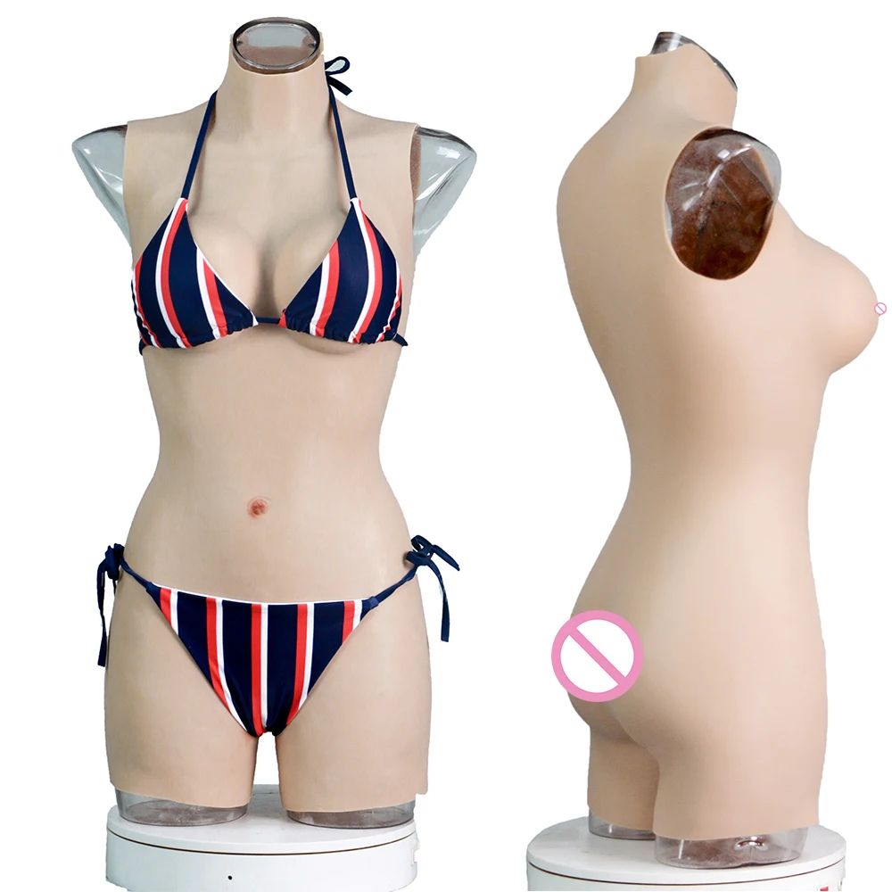 Силиконовое боди для мужчин и женщин имитация груди искусственная вагина грудь