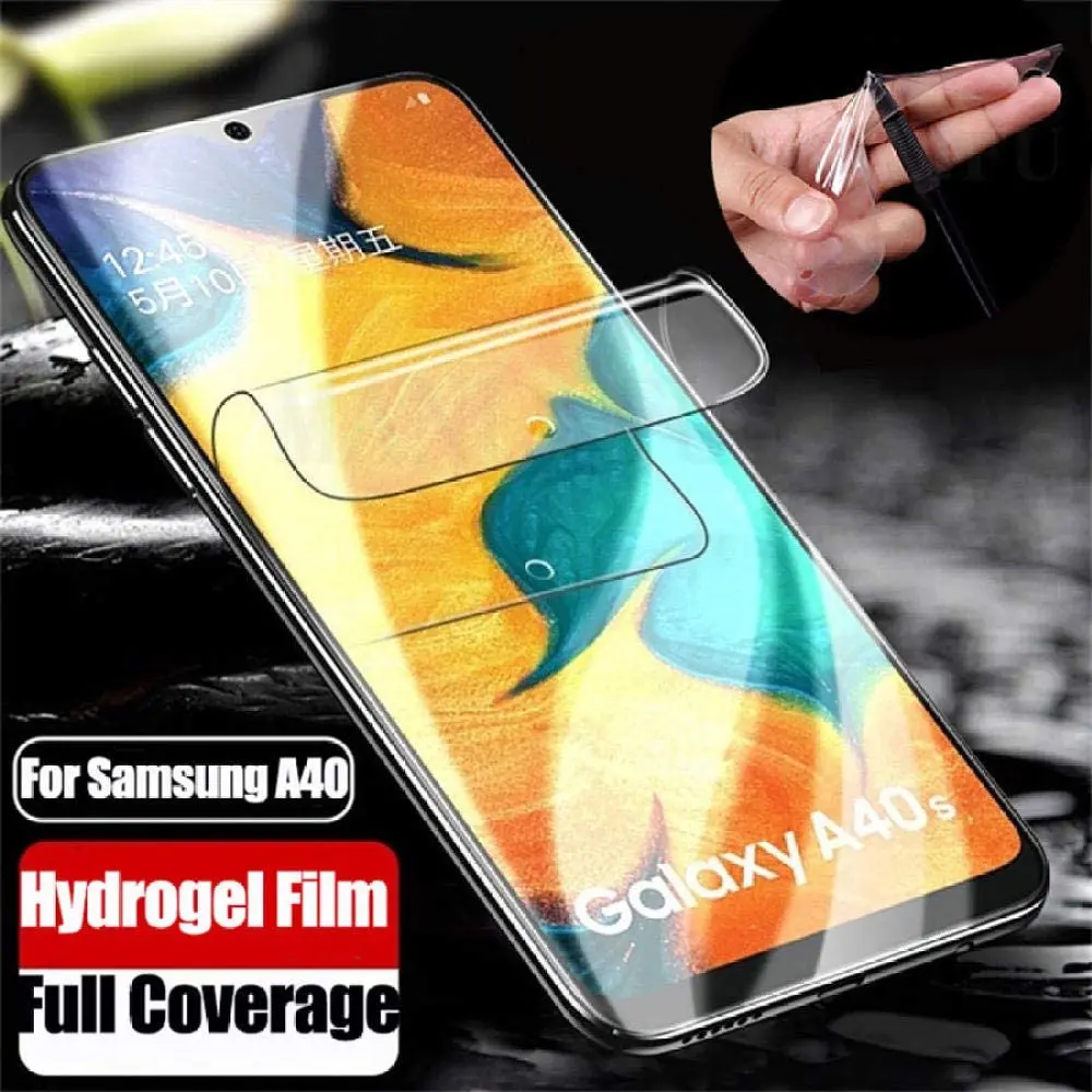 

9D Full Hydrogel Film On For Samsung Galaxy A10 A20 A30 A40 A50 A60 A70 Screen Protector A80 A90 M10 M20 M30 M40 Glas Film Case