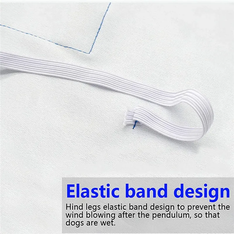 Регулируемый водонепроницаемый дождевик для собак ветрозащитный безопасный