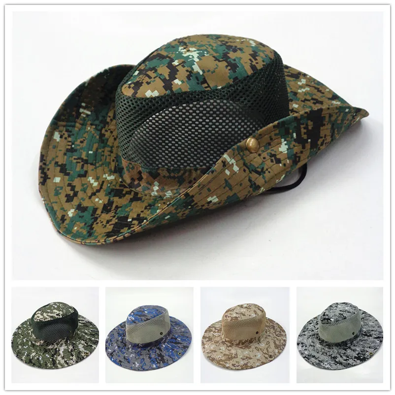 Камуфляжная сетка сращивания Рыбацкая шляпа Военная армейская тактическая для