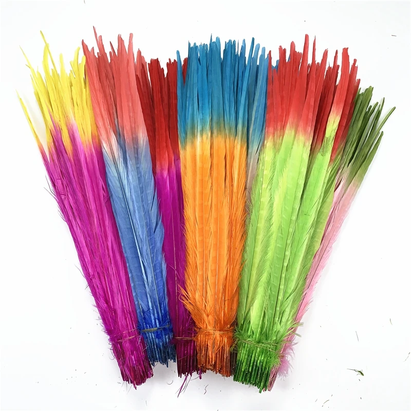 

100 шт./лот длинные перья фазана для рукоделия 40-45 см/16-18 дюймов