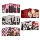 Кошелек с рисунком из аниме Токио, Мстители, короткий кошелек для студентов с карманом для монет