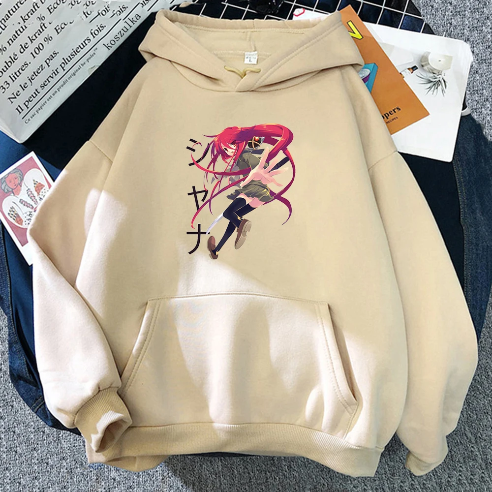 

Hot Anime Shakugan No Shana Hoodies Loose Fleece Hoodie Cartoon Shana Pullovers Sweatshirt Vintage for Teen Winter Clothes Women