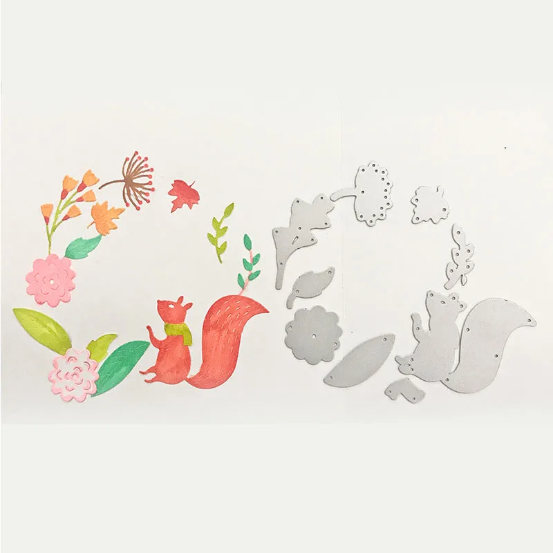 Новинка 2019 металлические Вырубные штампы цветок круглая квадратная рамка